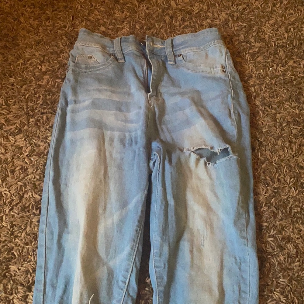 Jeans ripped